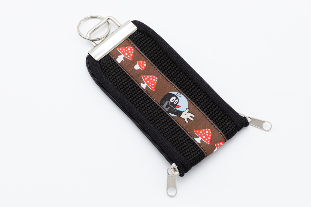 Schlüsselband EC-Karte Maulwurf Pauli/Fliegenpilze